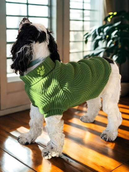 The Lena Collection Sweater — Leaf Green