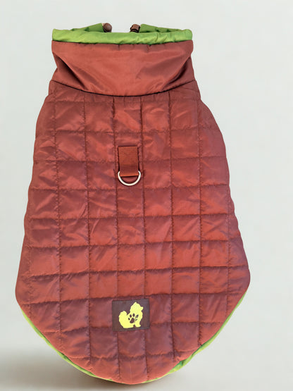 The Bark Brown Quilted Vest