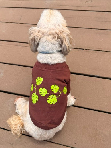 Bark Brown Monstera T-Shirt