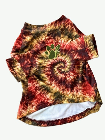 The Bloom Collection Tie-Dye Dog Tee (available for preorder/ July delivery)