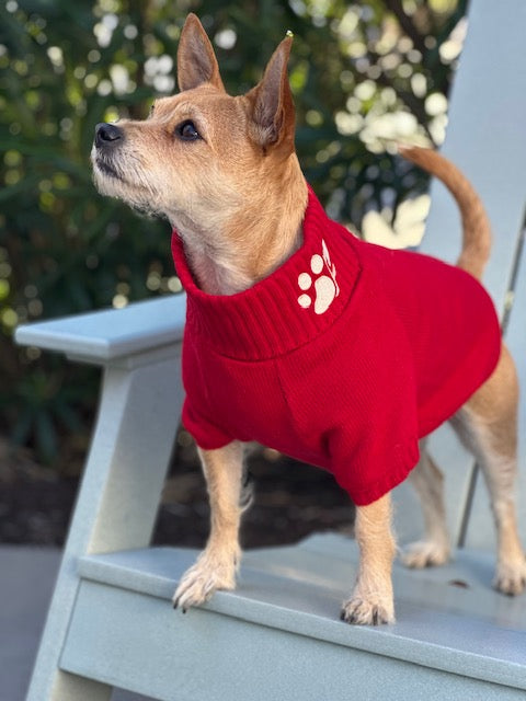 The Lena Collection Sweater — Rose Red