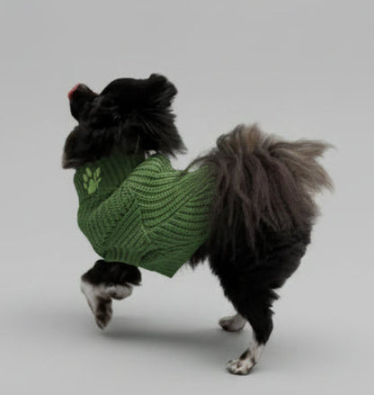 The Lena Collection Sweater — Leaf Green